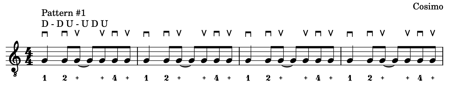 A child playing Jingle Bells on the piano. 