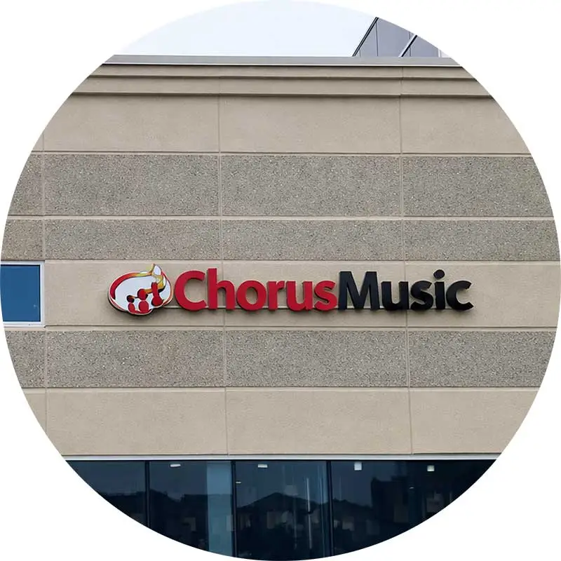 In-class music lessons at Chorus Music
