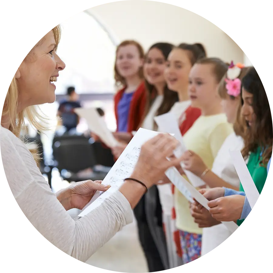 Personalized singing instruction at Chorus Music